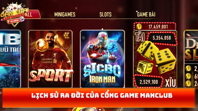 Lịch sử ra đời của cổng game MANCLUB